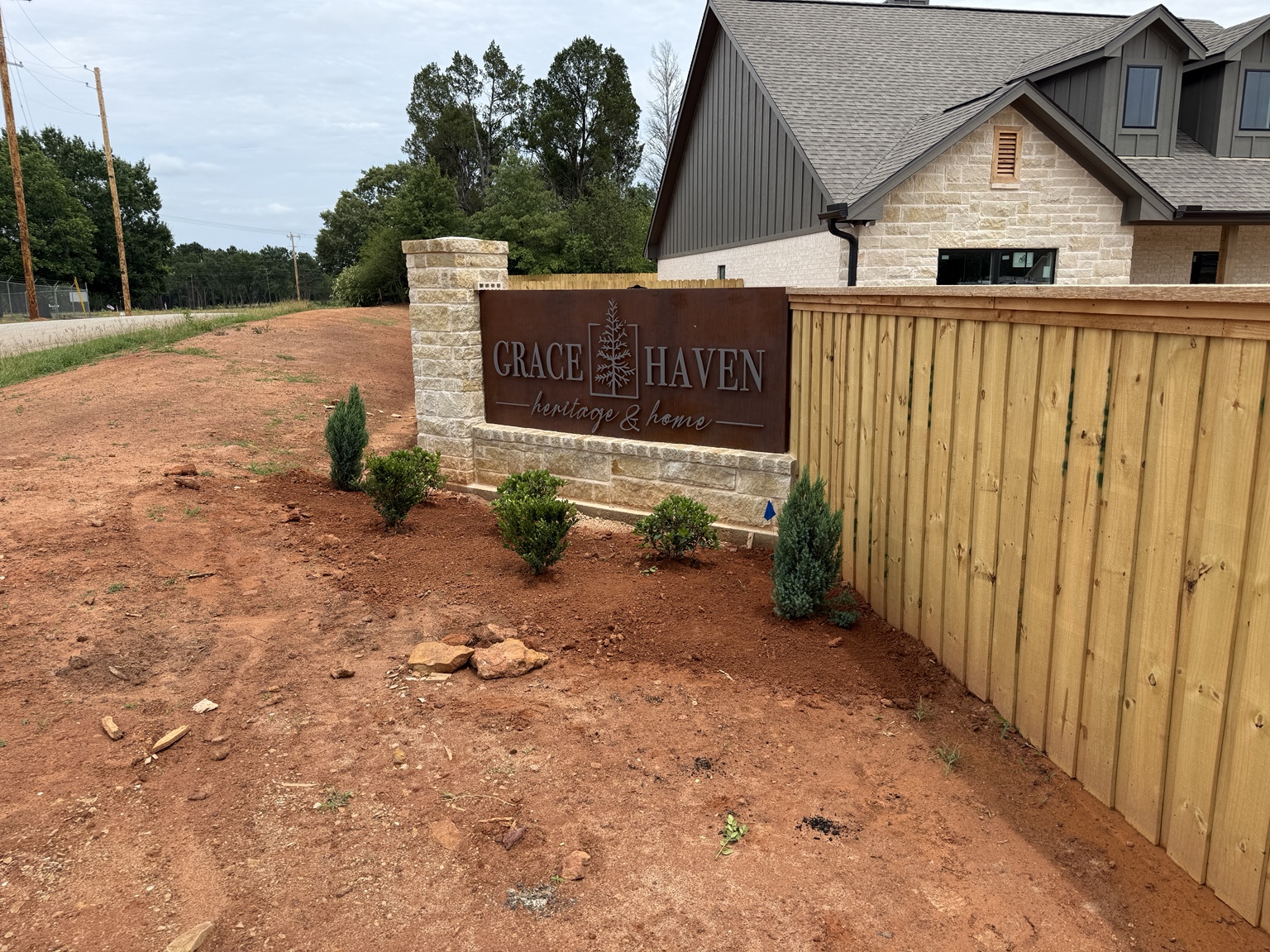 Large new construction landscape project