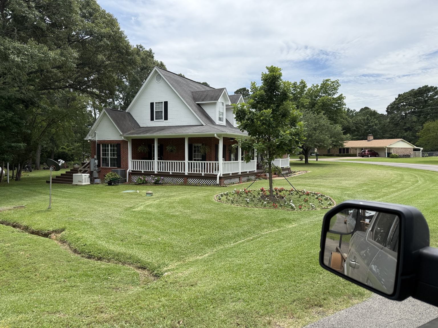 Residential lawn maintenance